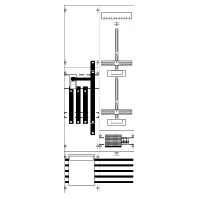 Meter panel 1 kWh-meters 0 rows KA4210