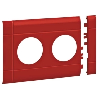 Face plate for wall duct RAL3020 GB100203020