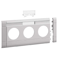 Face plate for wall duct RAL7035 GB10031K7035