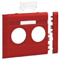 Face plate for wall duct RAL3020 GB12021K3020