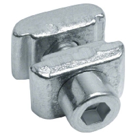 Clamp piece for profile rail Steel KTSCS21 (quantity: 10)