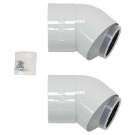 Concentric flue gas/air supply form 303211 (quantity: 2)