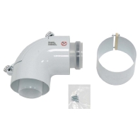 Bogen 87 Grad 60/100mm PP m. Reinigungs�ffnung 303916