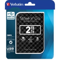 Other 2000GB - Hard drive 2TB USB3.0 External, 6.35cm (2.5Z), VERBATIM 53195