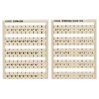 Label for terminal block 5mm white 209-500/209-134