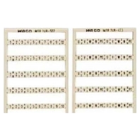 Label for terminal block 5mm white 248-520