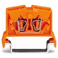 2-Leiter Durchgangsklemme 0,08-2,5mmq orange 264-716