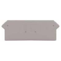 End/partition plate for terminal block 279-316