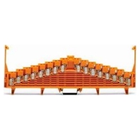 Potentialklemme 2x0,08-1,5mmq orange 727-136