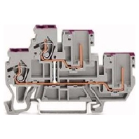 Doppelstock-Basisklemme 2-Leiter/2-Pin 870-108