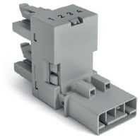 H-Verteiler 4-polig Kod. B,grau 890-1681