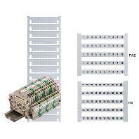 Label for terminal block 5mm white DEK 5 GW 26