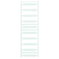 Label for terminal block 5,2mm white MF-W 9/5.2F MC NE WS