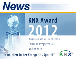 eibmarkt.com GmbH ist nominiert fr den KNX AWARD 2012, weitere Informationen zum Projekt finden Sie auf www.eibmarkt.de