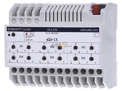 MDT EIB, KNX Jalousieaktor, Rollladenaktor 6fach mit Handbetrieb und sehr umfangreichen Parametern