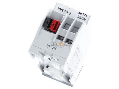 Top rear view EIBMARKT N000401 EIB KNX IP Interface PoE, with up to 5 tunneling connections
