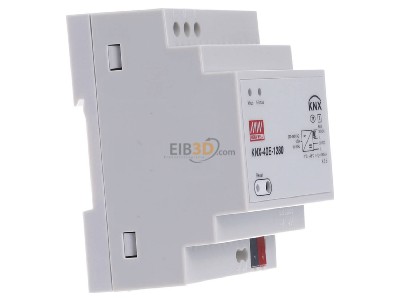 View on the left Mean Well KNX-40E-1280 EIB/KNX power supply 1280mA with integrated choke
