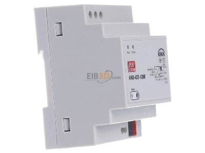 Ansicht links Mean Well KNX-40E-1280 EIB/KNX Spannungsversorgung 1280mA mit integrierter Drossel