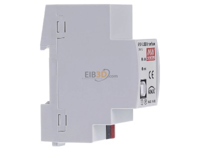 View on the left Mean Well KSI-01U EIB/KNX USB interface

