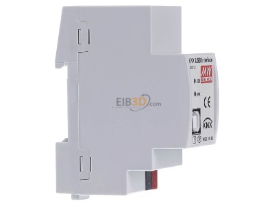 Ansicht links Mean Well KSI-01U EIB/KNX USB-Schnittstelle