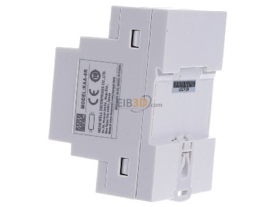 View on the right Mean Well KAA-8R EIB/KNX Universal Actuator 8fold 16A
