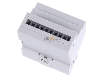 Top rear view Mean Well KAA-8R EIB/KNX Universal Actuator 8fold 16A
