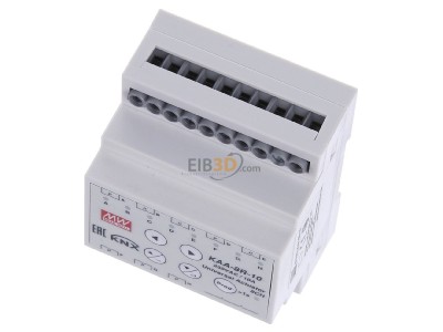 View up front Mean Well KAA-8R-10 EIB/KNX Universal Actuator 8fold 10A
