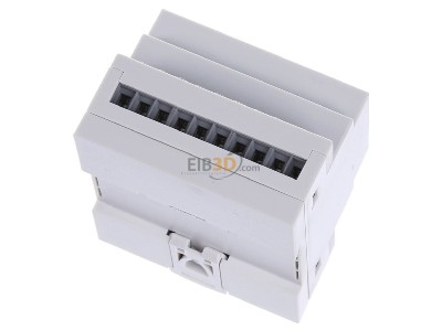 Top rear view Mean Well KAA-8R-10 EIB/KNX Universal Actuator 8fold 10A
