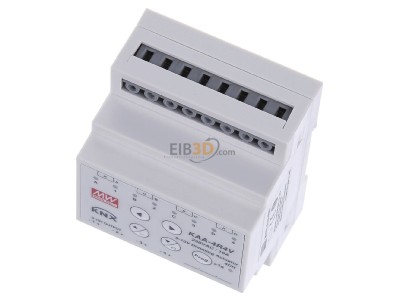 View up front Mean Well KAA-4R4V-10 EIB/KNX Dimming actuator 4fold 16A
