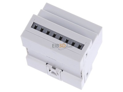 Top rear view Mean Well KAA-4R4V-10 EIB/KNX Dimming actuator 4fold 16A
