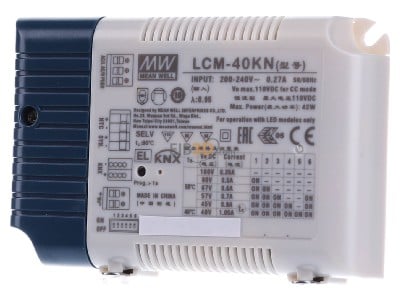 Front view Mean Well LCM-40KN LED Driver 40W with EIB/KNX Interface
