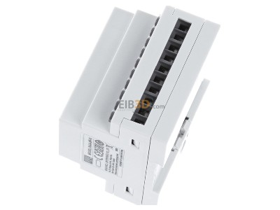 Ansicht oben rechts Mean Well KAA-8R-16S KNX Universal Aktor 8fach 16A, Secure Version