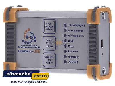 Frontansicht b+b Automation E001-B902102 EIBWeiche Visualisierung USB Komplettpaket Kompaktgehuse, 