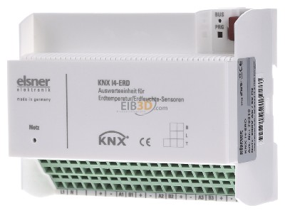 Frontansicht Elsner ELS 70310 KNX I4-ERD KNX Auswerteeinheit fr Erd-Sensoren TH-ERD, 