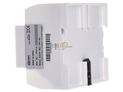 View on the right Elsner ELS 70310 KNX I4-ERD KNX Evaluation Unit for Ground Sensors TH-ERD, 
