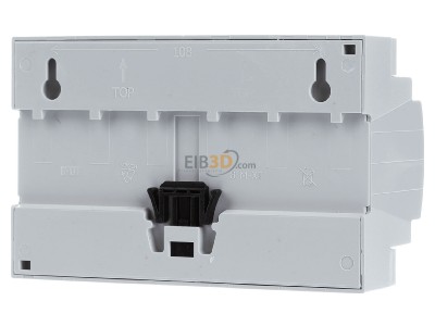 Back view MDT AKI-0816.04 EIB/KNX Switch Actuator 8-fold, 8SU MDRC, 16/20A, 230VAC, C-load, 200F, 
