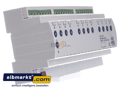 View on the left MDT AKI-1216.03 EIB/KNX Switch Actuator 12-fold, 12SU MDRC, 16/20A, 230VAC, C-load, 200F - 
