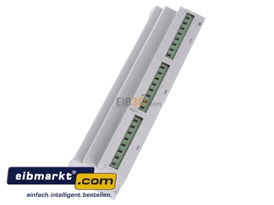 Ansicht oben rechts MDT AKI-1216.03 EIB/KNX Schaltaktor 12-fach, 12TE, REG, 16/20A, 230VAC, C-Last, Industrie, 200F - 