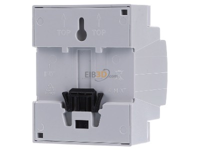 Back view MDT BE-08000.02 EIB/KNX Binary Input 8-fold, 4SU MDRC, Contact Inputs, 
