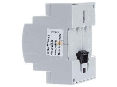 View on the right MDT BE-08230.02 EIB/KNX Binary Input 8-fold, 4SU MDRC, Inputs 230VAC, 
