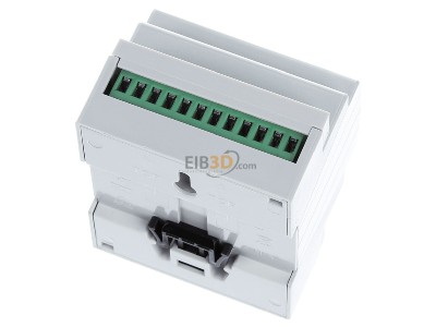 Ansicht oben hinten MDT BE-08230.02 EIB/KNX Binreingang 8-fach, 4TE REG, Eingnge 230VAC, 