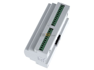 Ansicht oben rechts MDT JAL-0810.02 EIB/KNX Jalousieaktor 8-fach, 8TE, REG, 10A, 230VAC - 