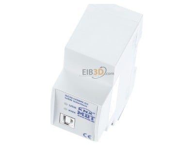 Ansicht oben vorne MDT SCN-USBR.02 EIB/KNX USB Interface , 2TE, REG mit Updatefunktion, 2TE, REG - 