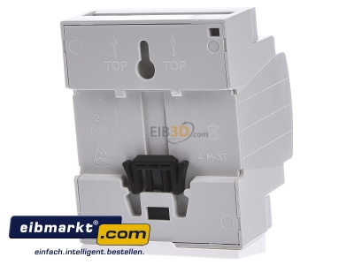 Back view MDT AKI-0416.03 EIB/KNX Switch Actuator 4-fold, 4SU MDRC, 16/20A, 230VAC, C-load, 200?F - 
