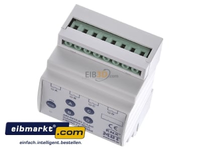 View up front MDT AKI-0416.03 EIB/KNX Switch Actuator 4-fold, 4SU MDRC, 16/20A, 230VAC, C-load, 200?F - 
