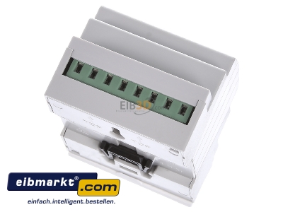 Ansicht oben hinten MDT AKI-0416.03 EIB/KNX Schaltaktor 4-fach, 4TE, REG, 16/20A, 230VAC, C-Last, Industrie, 200F - 