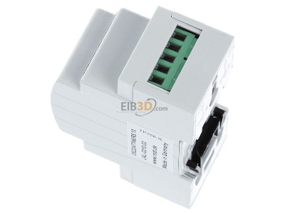 Ansicht oben rechts MDT JAL-0210.02 EIB/KNX Jalousieaktor 2-fach, 2TE, REG, 10A, 230VAC - 