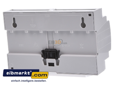 Back view MDT JAL-0810D.02 EIB/KNX Shutter Actuator 8-fold, 8SU MDRC, 8A, 24VDC - 
