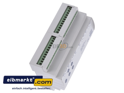 View top left MDT JAL-0810D.02 EIB/KNX Shutter Actuator 8-fold, 8SU MDRC, 8A, 24VDC - 
