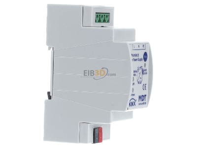 Ansicht links MDT STV-0160.02 EIB/KNX Busspannungsversorgung, 2TE, REG, 160mA - 